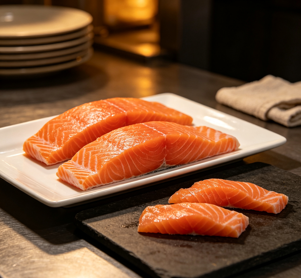 Fresh Wild-Caught Salmon Fillets